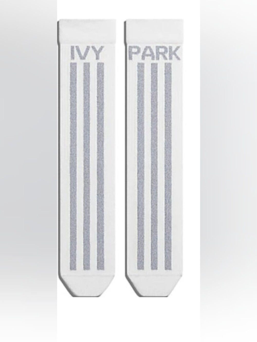 IVY PARK Women's White Logo Knee-High Socks NWOT